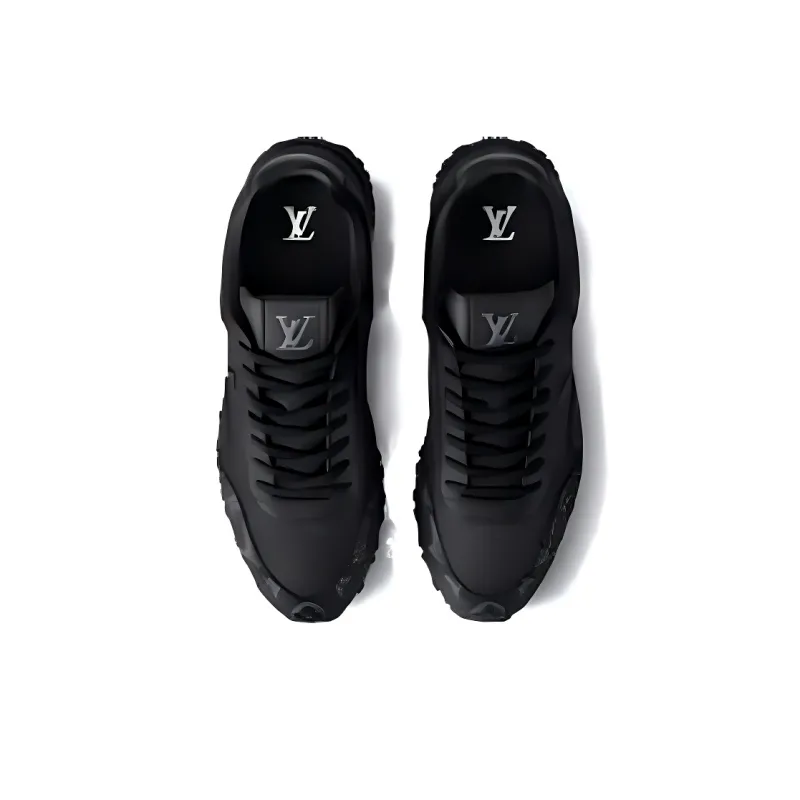 LOUIS VUITTON Luxembourg Lv Logo Sneaker Black-2