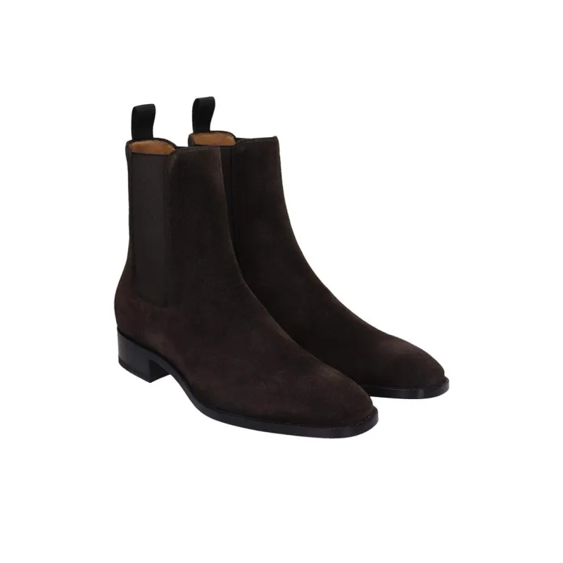 CL Samson Short Chelsea Boots Men's Brown-2