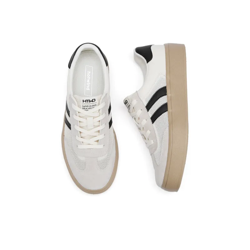 Hotwind Mesh German Army Trainers Lightweight And Breathable Low Top Skateboard Shoes Men's-6