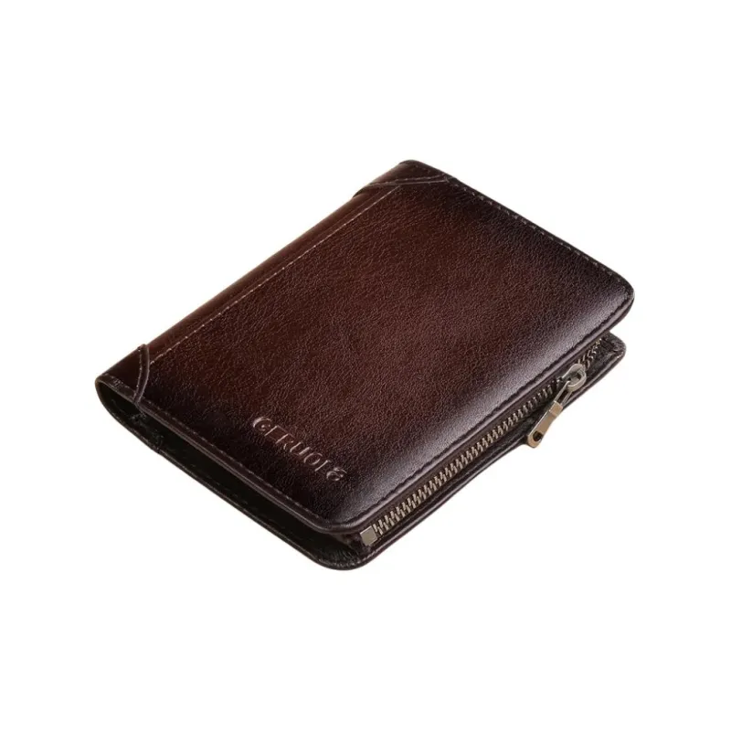 Gorora Top Grain Cow Leather Wallet Regular Men's Multicolor-3