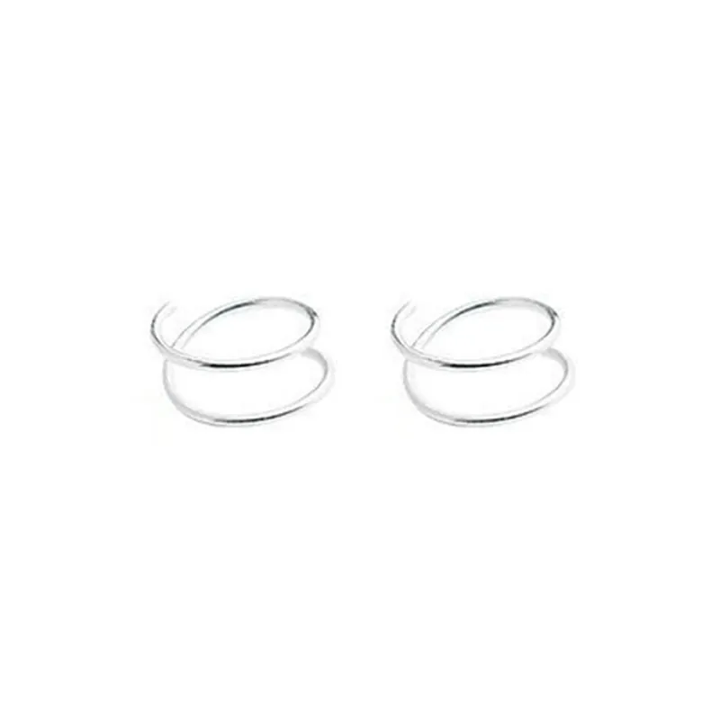 MIDNIGHT MOMENT S999 Silver Earrings Unisex-0