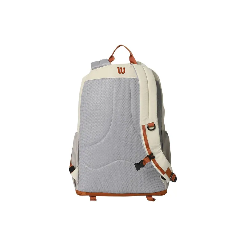 Wilson Polyester Backpack Unisex White-1