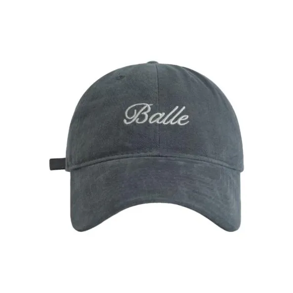FREE RABBITⅡ Korean Style Fashion Versatile Letter Embroidery Baseball Caps Unisex-4