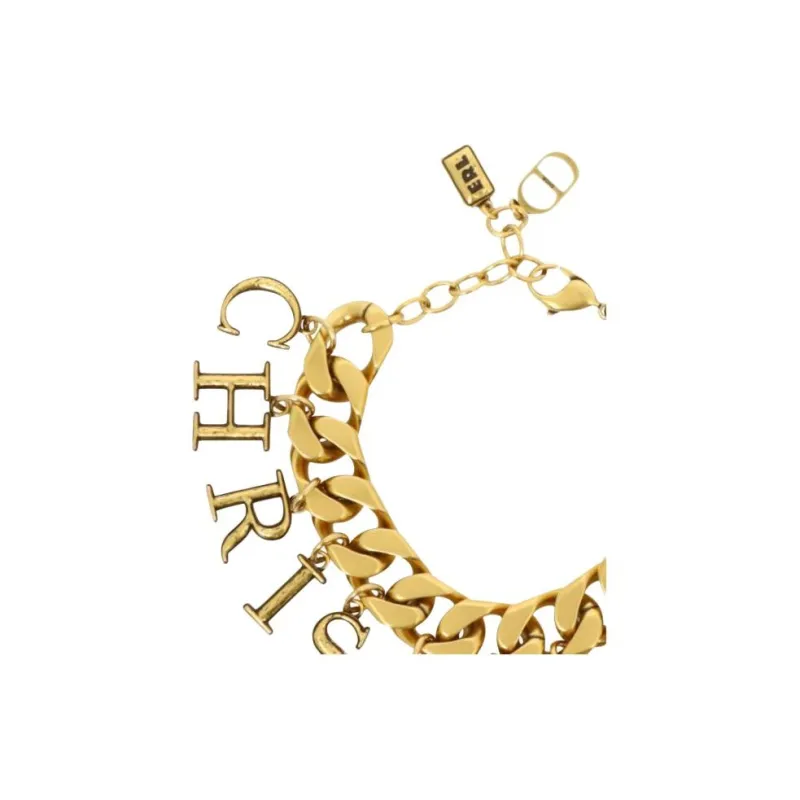 DIOR Brass Bracelets Men's Gold-1