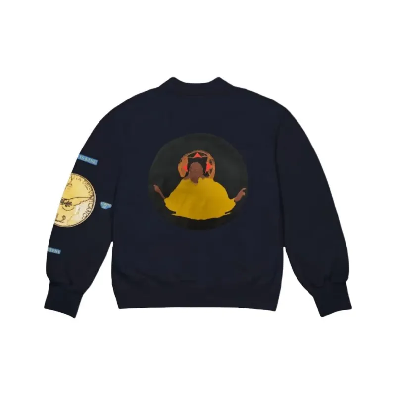 Kanye West Sweatshirt Men's Marine Blue-1