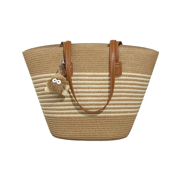 Bullrun Fabric Shoulder Bag Large Size Women's Multicolor-3