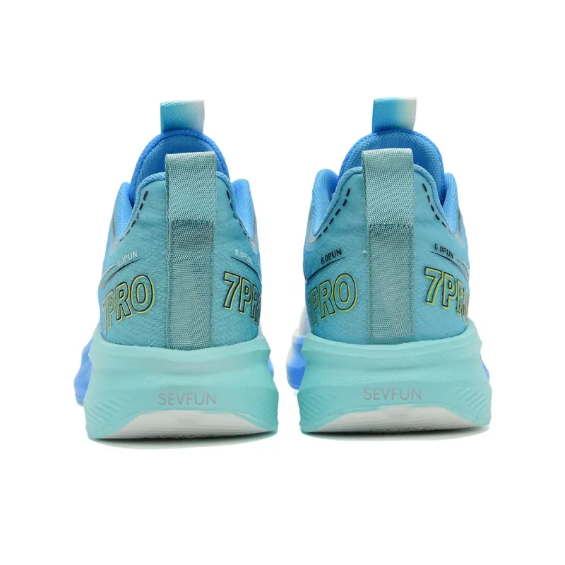 7 SEVFUN Running Shoes Unisex Low Top White/Pink/Green-17