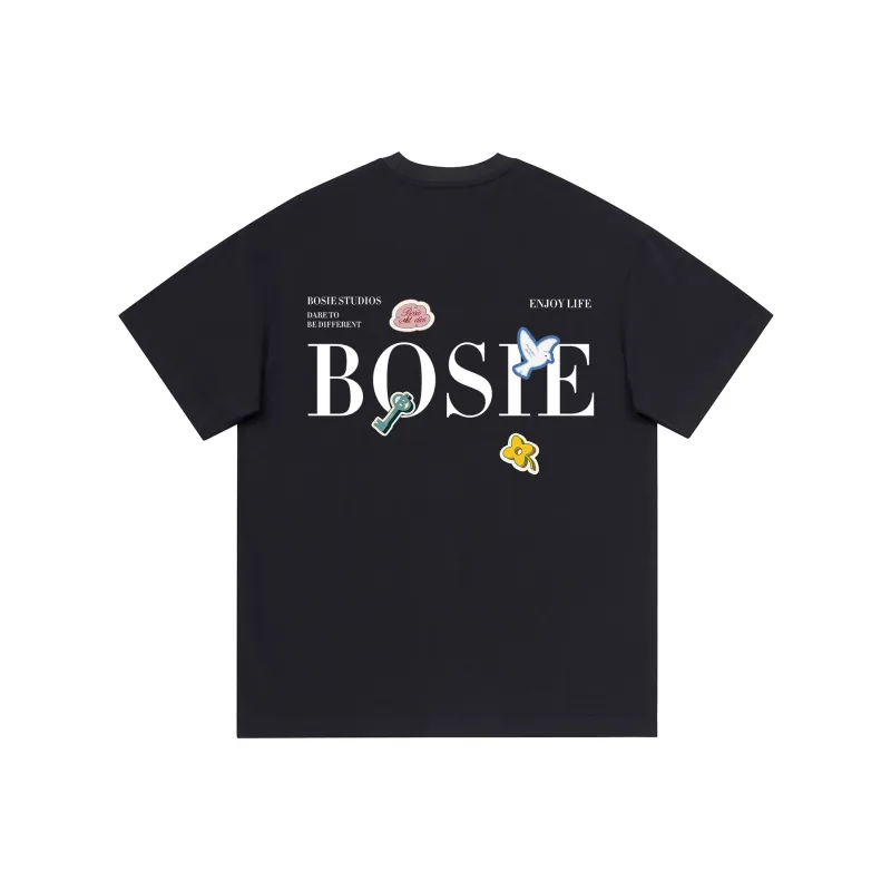 Bosieagender Short Sleeved T Shirts Unisex-0