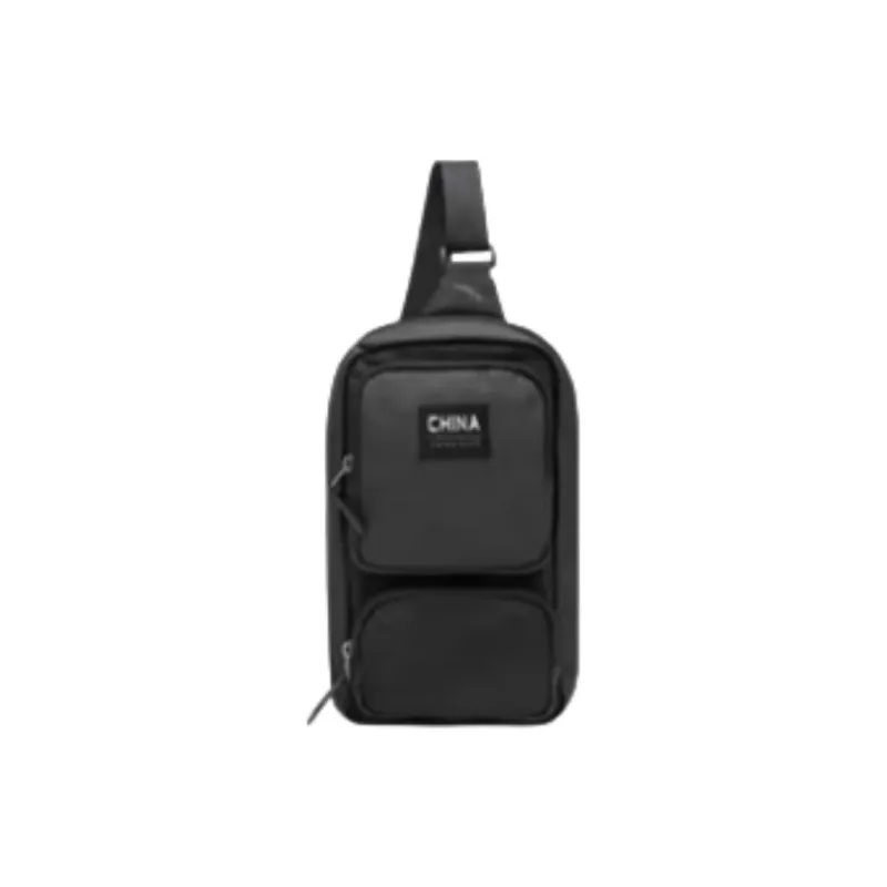 Anta Fabric Sling Bag Unisex Basic Black-1