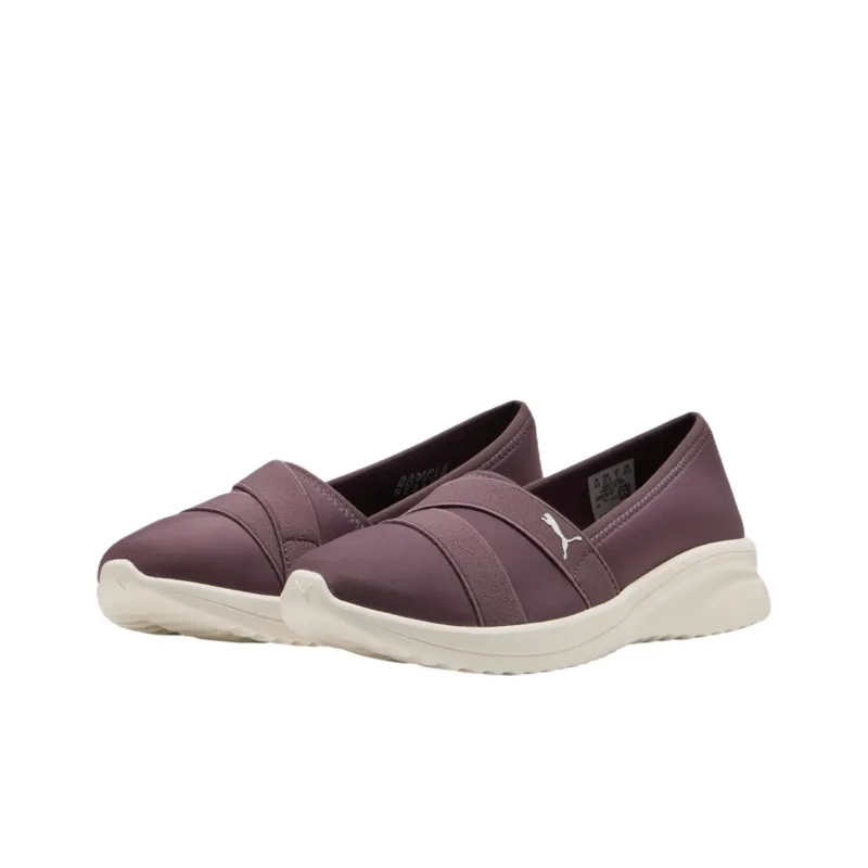 PUMA Adelina 2 Abrasion Resistant Low Top Casual Shoes Women's Grape Purple-2