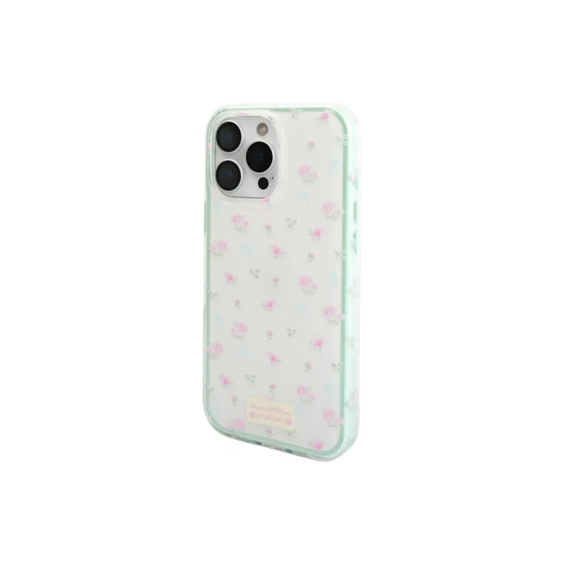Sopi Acrylic Material Bowknot Pink Rose Phone Cases Compatible With IPhone 16/15 Pro Max/Apple 13/14 Pro/Max-2
