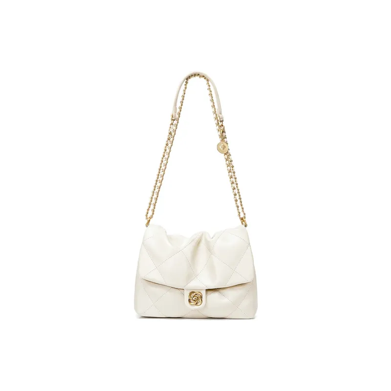JUST STAR Synthetic Leather Portable Crossbody Bag, Shoulder Bag Regular Women's White/Pink/Black-0