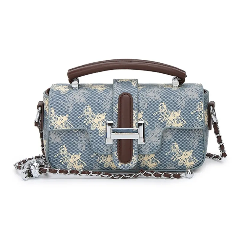 Bywhich PU Crossbody Bag, Handbag Women's Blue-1