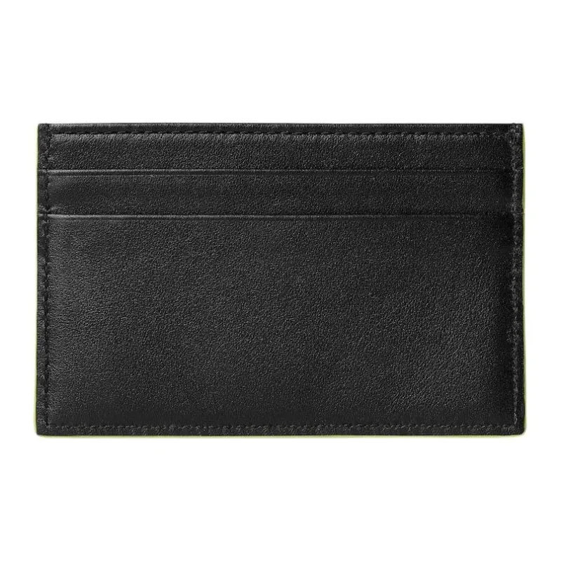 GUCCI GG Marmont Leather Card Holder Unisex Black-2
