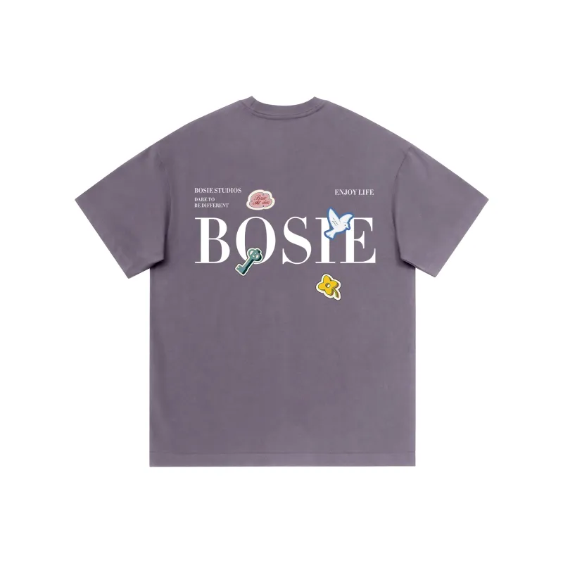 Bosieagender Short Sleeved T Shirts Unisex-6