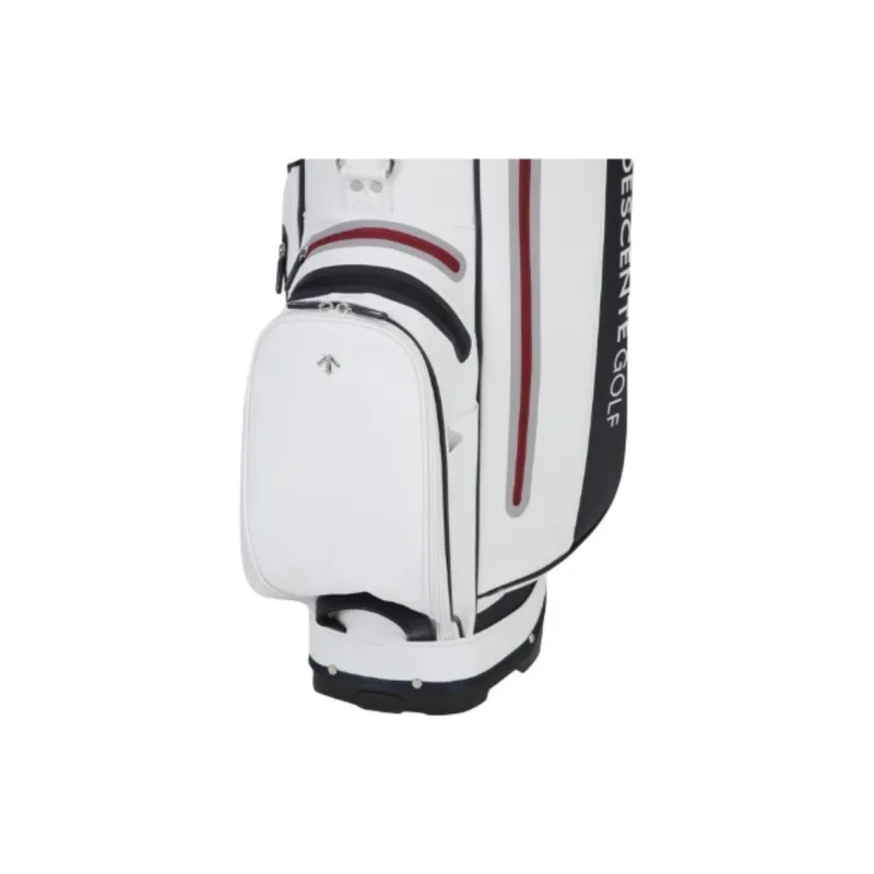 DESCENTE GOLF Polyurethane Storage Bag Unisex Bright White-15