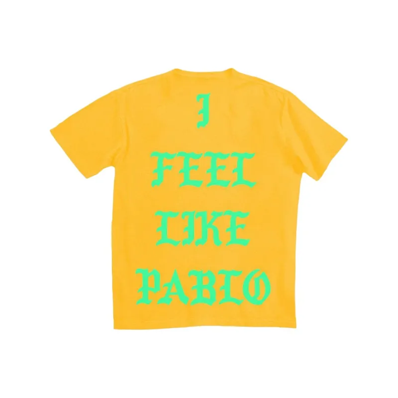 Kanye West T Shirts Unisex Gold-1