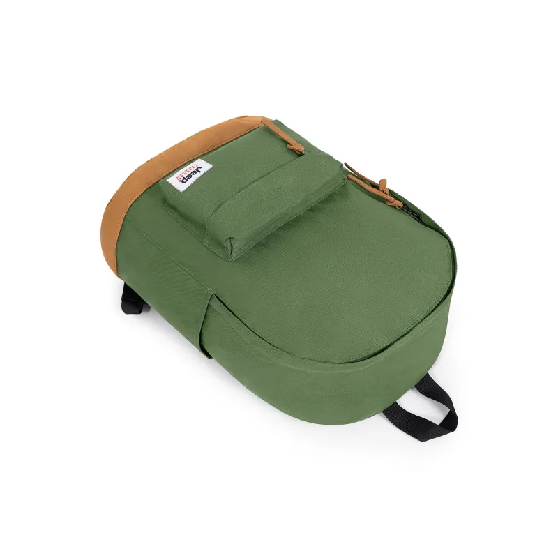 Jeep Oxford Backpack Laptop Bag Unisex Navy Blue/Gray/Jasper-11