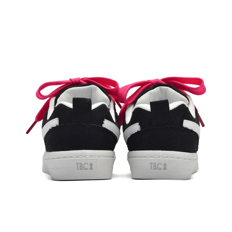 Teddy Bear Collection Slip Resistant Shock Absorbers With Abrasion Resistant Properties Low Top Skateboard Shoes Unisex-22
