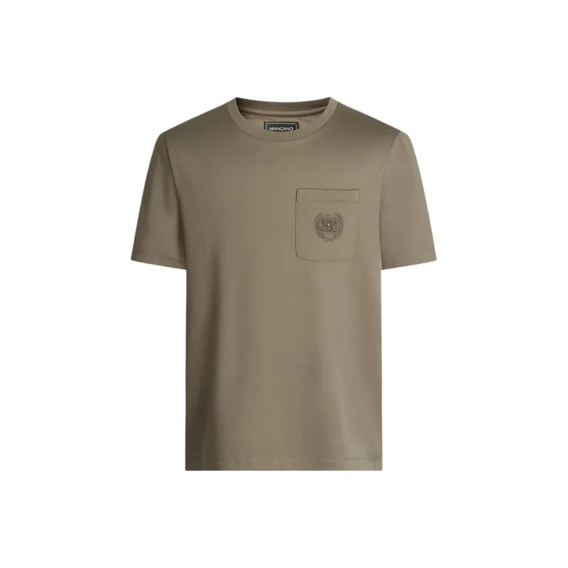 MANGANO T Shirts Men Army Green-0