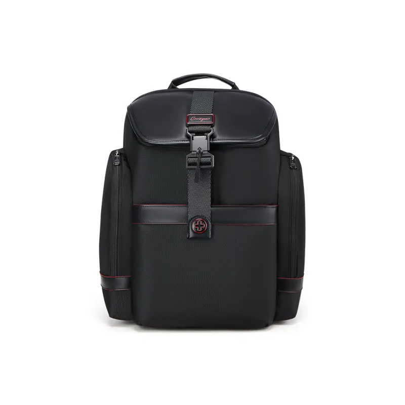 CROSSGEAR Polyester With Microfiber Backpack Regular Unisex Black-3