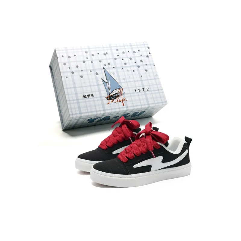 Yalu Wear resistant And Lightweight Low Top Skateboard Shoes Unisex-12