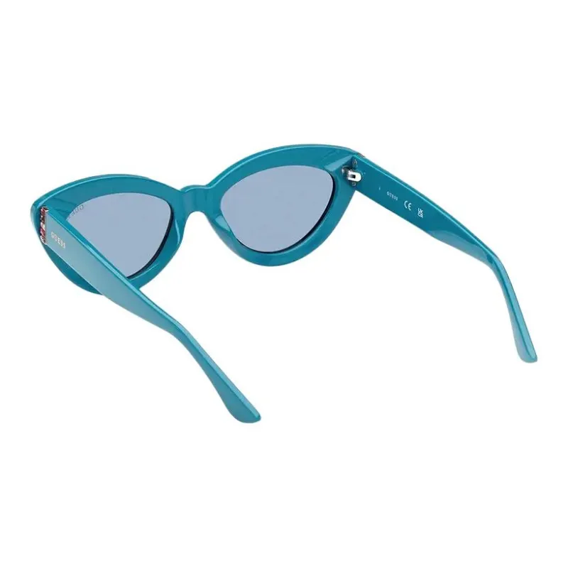 GUESS Cat Eye Sunglasses Women's Blue-3