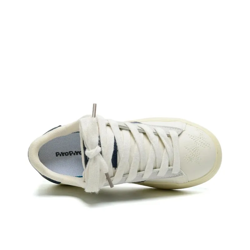 PIYOPIYO Low Top Skateboard Shoes Women's Blue-6