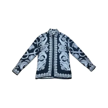 VERSACE Shirts Men Blue