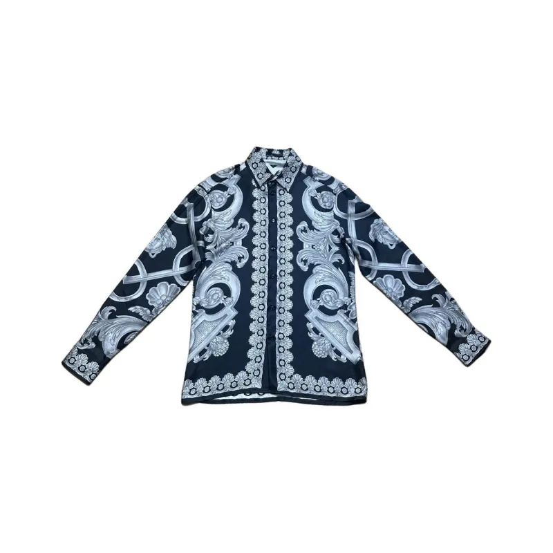 VERSACE Shirts Men Blue-0