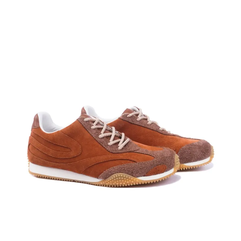 DEAF Low Top Casual Shoes Unisex Brown-1