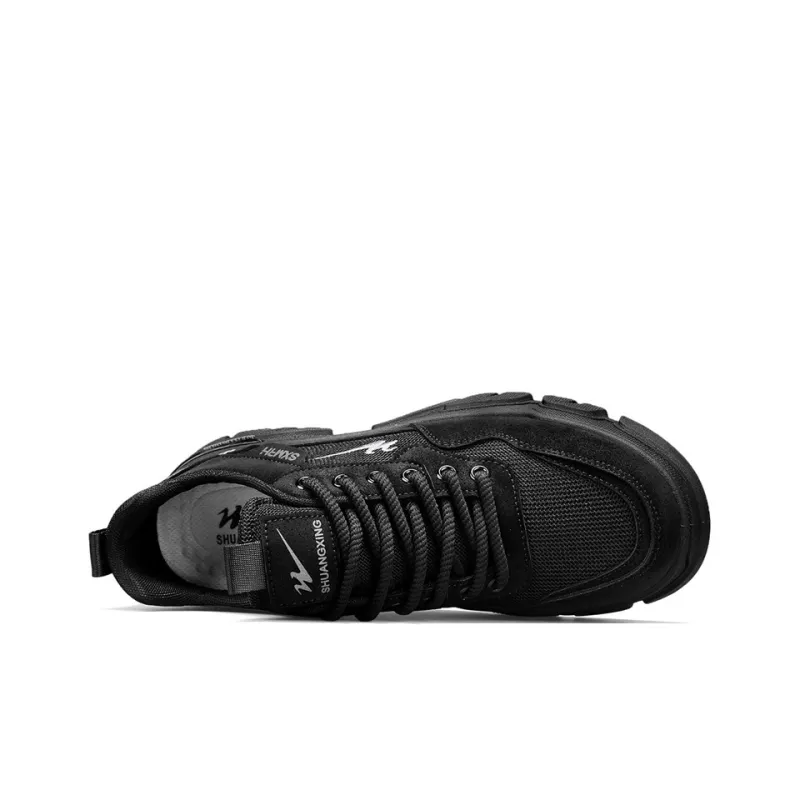 Binary Cushioning, Wear Resistant Low Top Life And Leisure Men's Black-4