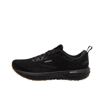 Brooks Revel 6 Abrasion Resistant Low Top Casual Running Shoes Women's Black