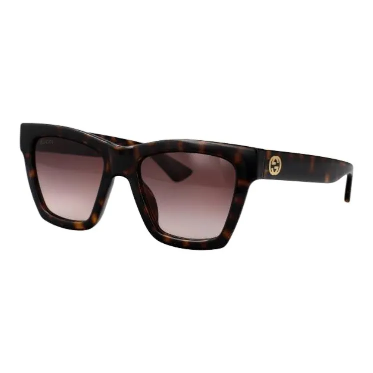GUCCI Eyewear Square frame Tortoiseshell Sunglasses-1