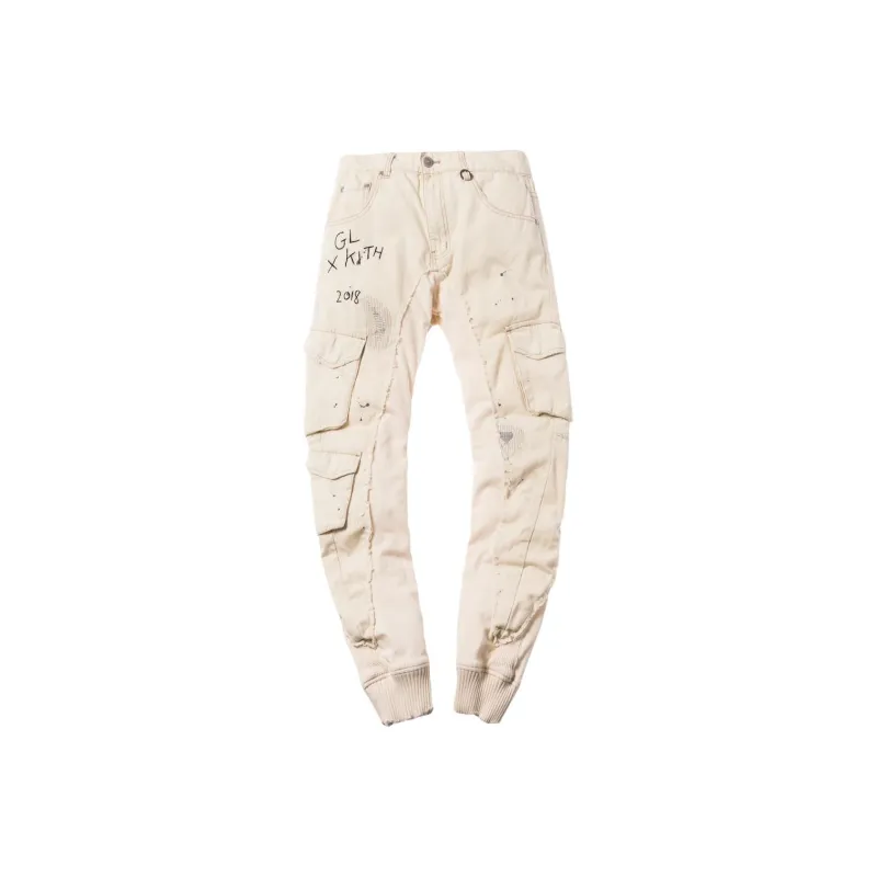KITH x GREG LAUREN Casual Pants Men's Cream-0