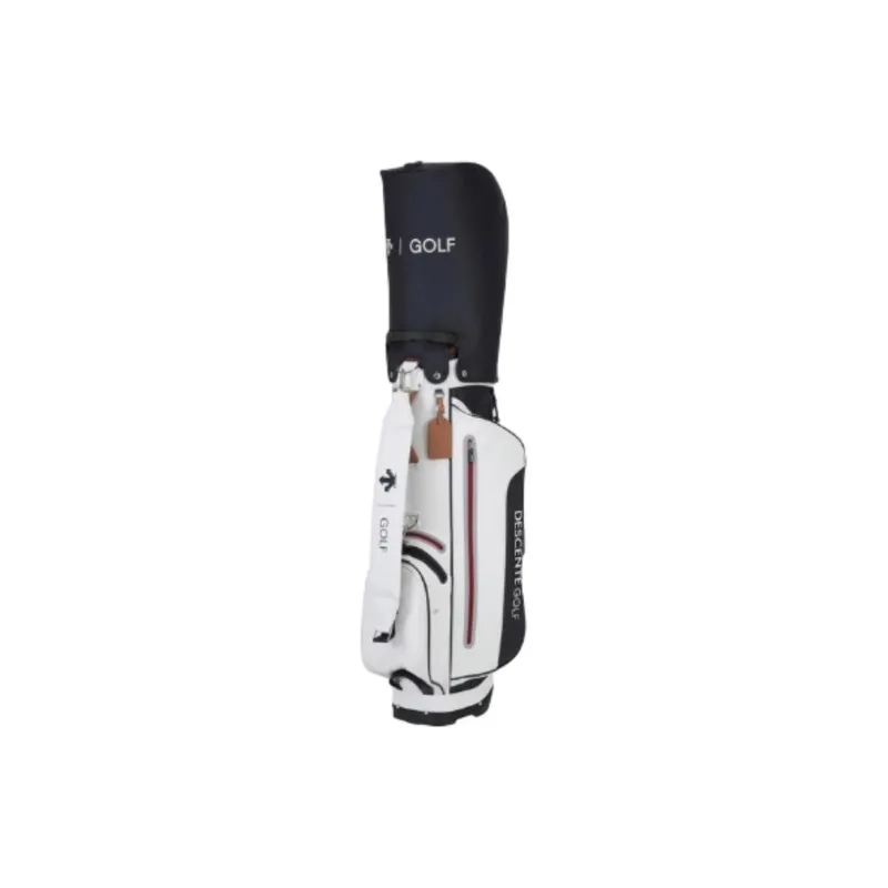 DESCENTE GOLF Polyurethane Storage Bag Unisex Bright White-0