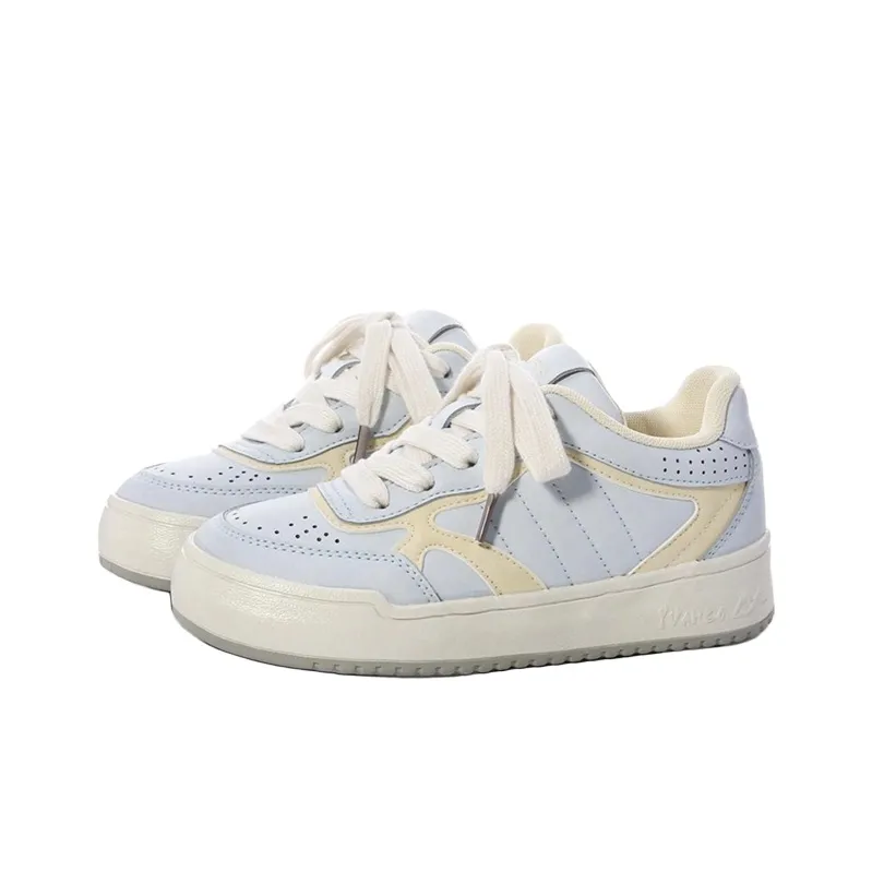 Ordifen Low Top Skateboard Shoes Women's Light Blue-1