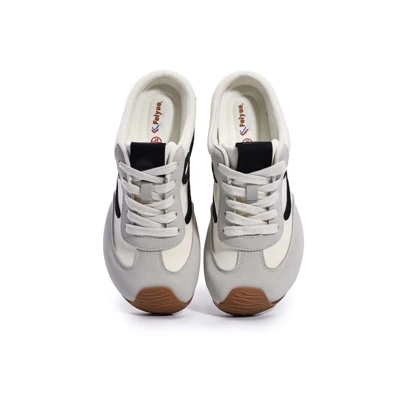Feiyue Abrasion Resistant Quick Dry Closed Toe Slippers Women's White Red-8
