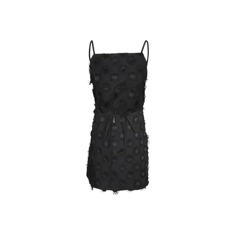 MSGM Slip Dresses Women's Black-1