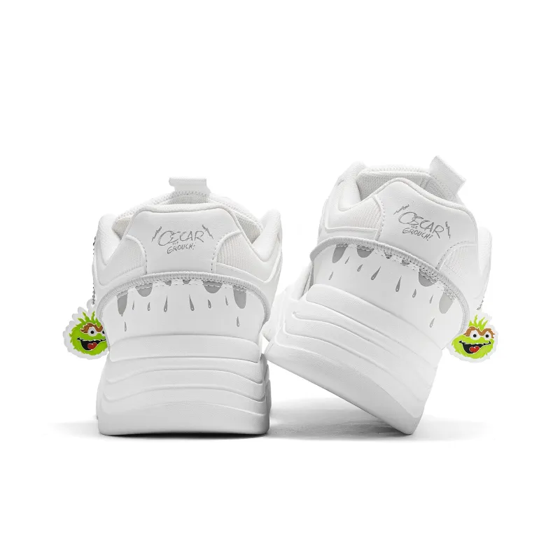 SESAME STREET Height Increasing Balance Impact Resistance Lightweight Breathable Slip Resistant Skateboard Shoes Unisex-22