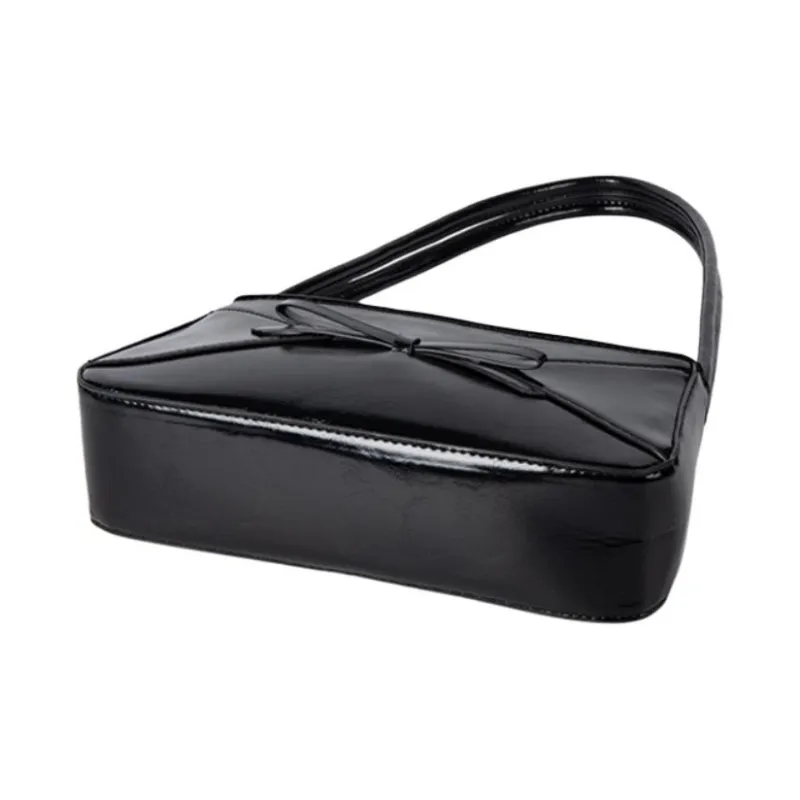 HAWA PU Shoulder Bag Women's White/Black/Red-11