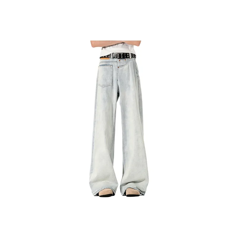 T IRA Jeans Unisex Sky Blue-0
