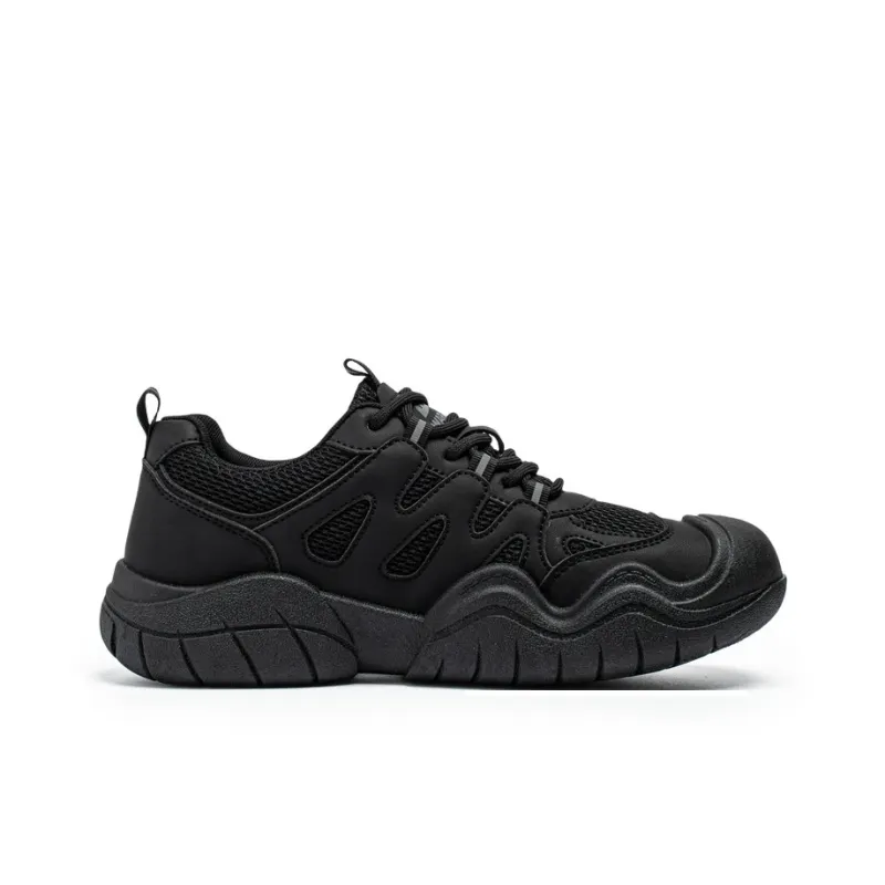 WARRIOR Hiking / Trekking Shoes Men Low Top Gray-1