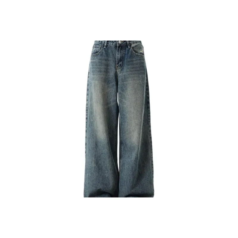 Bejirog Jeans Men Vintage Blue-0