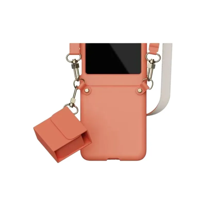 MOTOROLA Vegan Leather Material Trendy And Stylish Phone Cases Compatibility Moto Razr 50 Solid Color Luxury-2