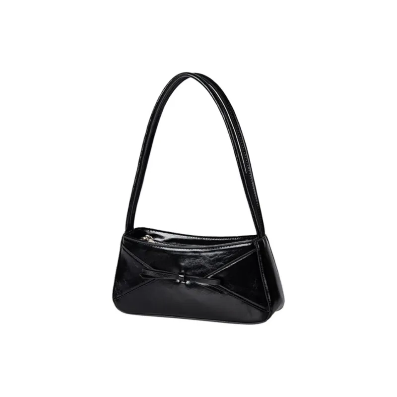 HAWA PU Shoulder Bag Women's White/Black/Red-9