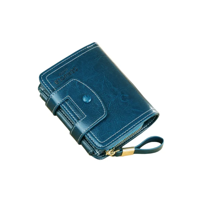 Gorora Cow Leather Wallet Regular Women's Multicolor-2