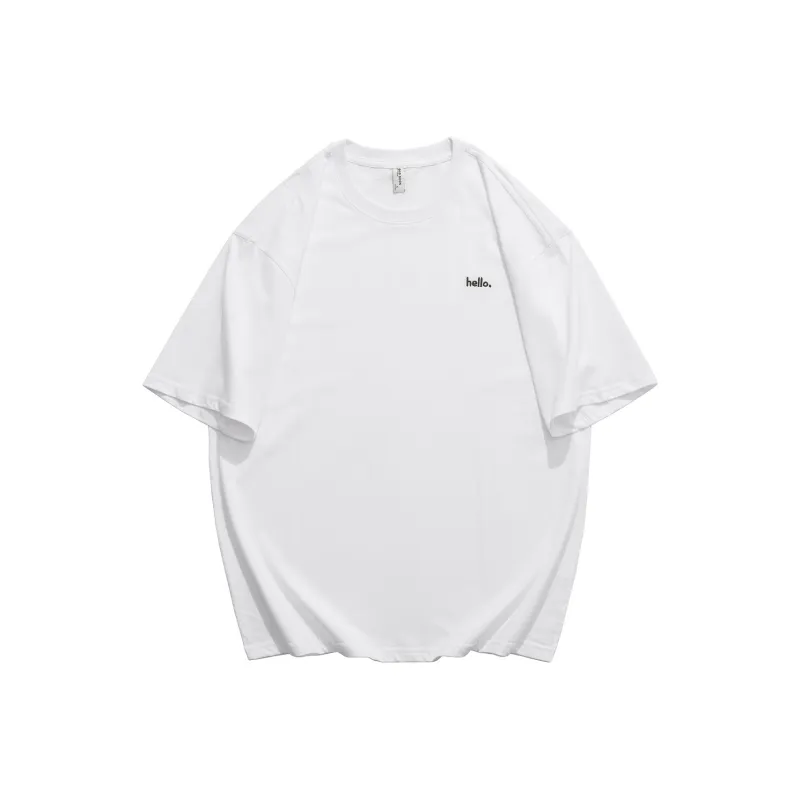 WOOD SOON Trendy Ins Casual T Shirt Couple Top Unisex-1