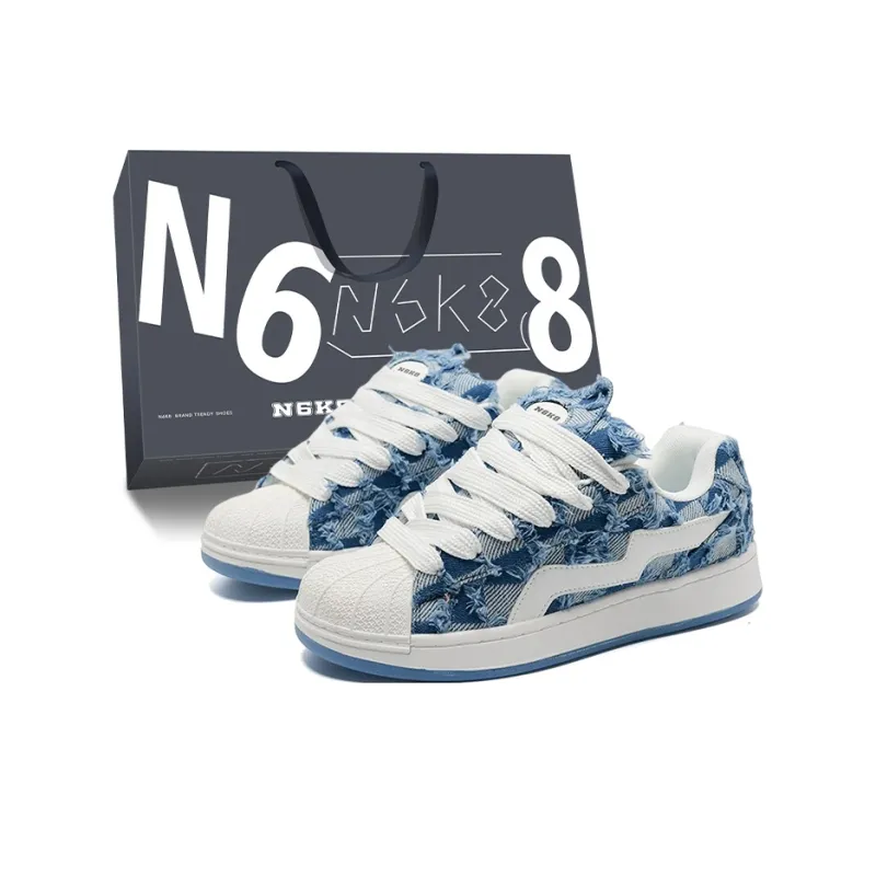 N6K8 Slip Resistant And Breathable Low Top Skateboard Shoes Unisex-0