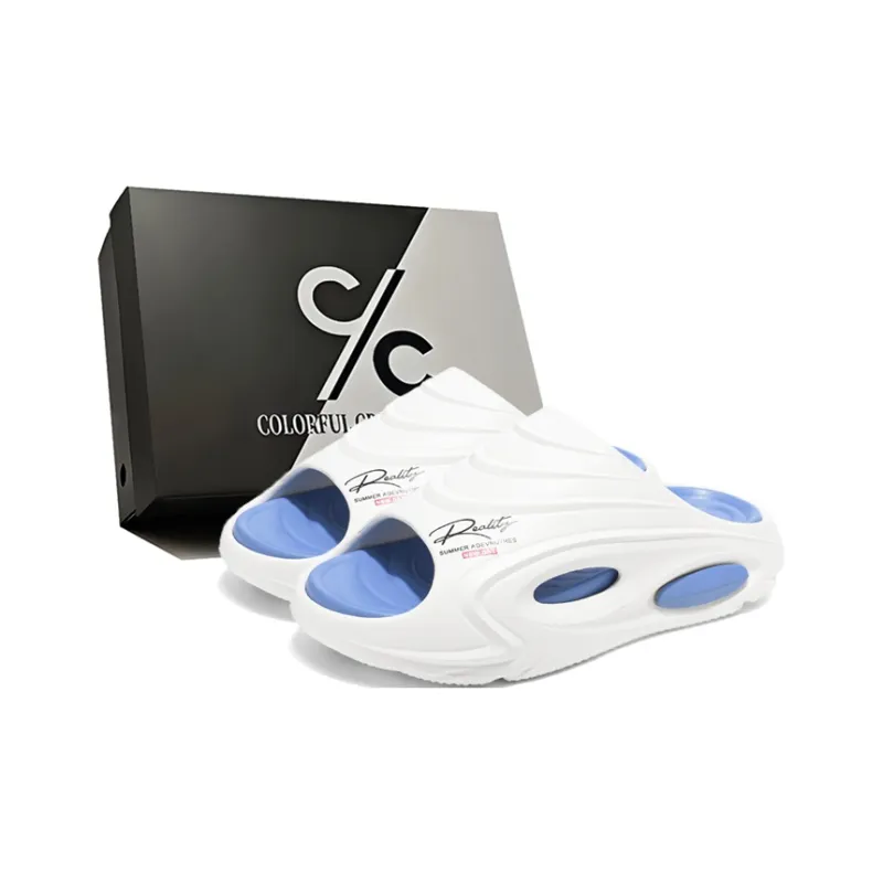 Colorful Creations EVA Cut Out Slip Resistant Abrasion Resistant Quiet Slide Slippers Unisex-14